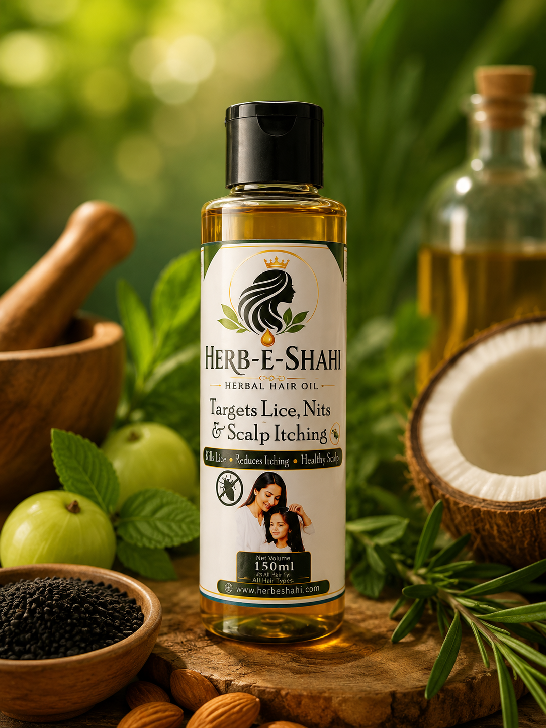 🌿 HERB-E-SHAHI Hair oil Combo 🌿
