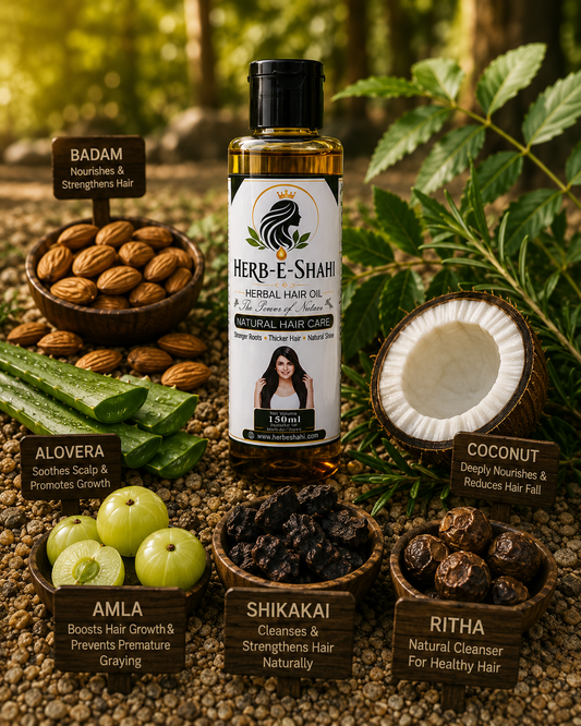 🌿 HERB-E-SHAHI Hair oil Combo 🌿